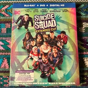 Suicide Squad extended cut Blu-Ray and DVD 📀 movie 🍿